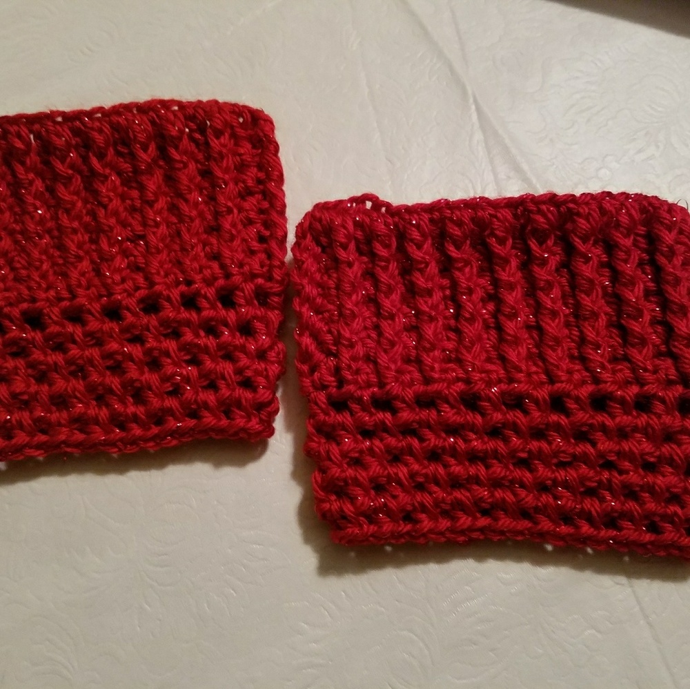 Red Boot Cuffs